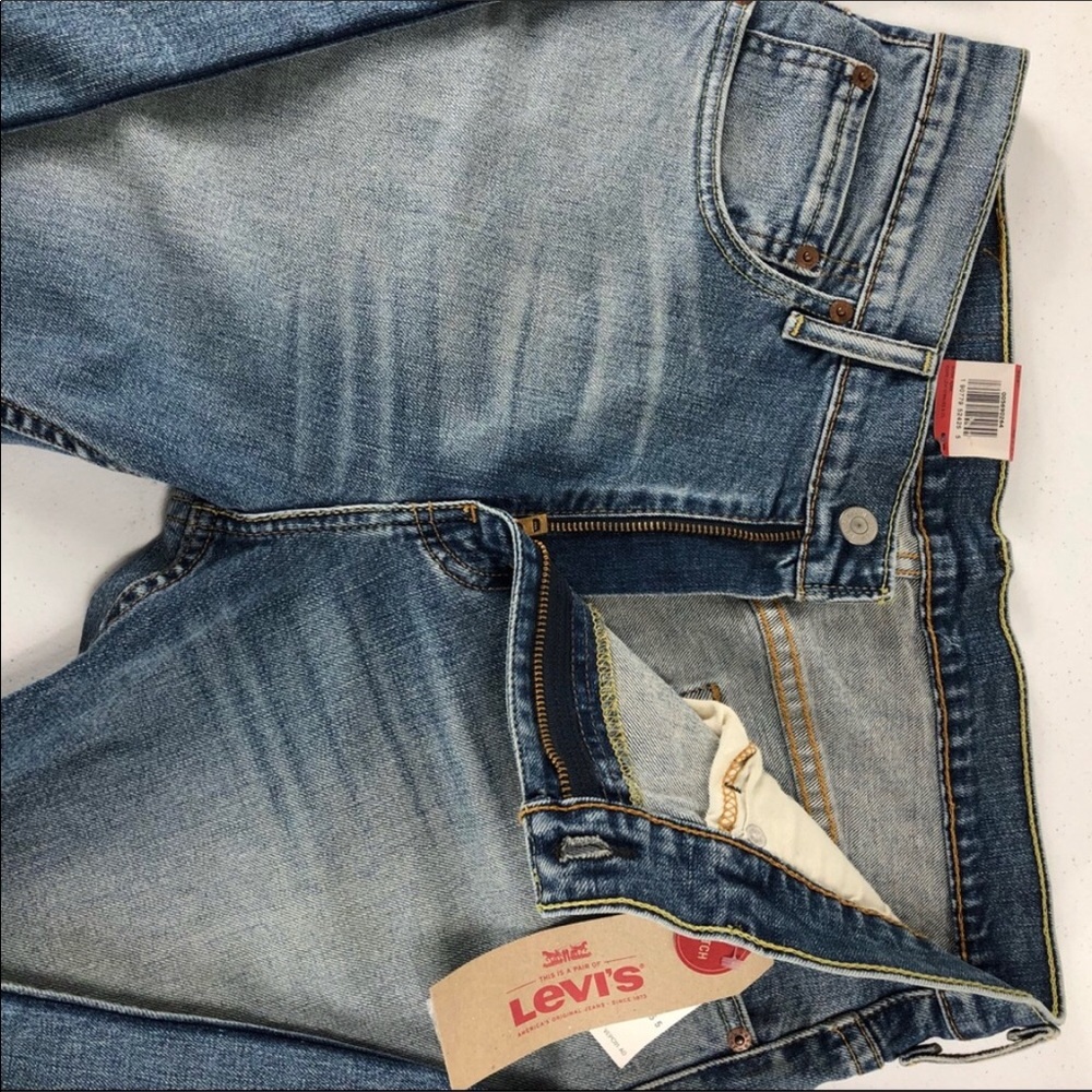 Men’s 569 loose straight Levi’s Blue Jeans 32x34 - Picture 6 of 10